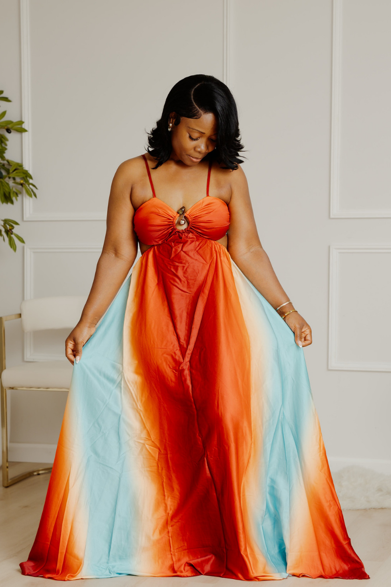 BODY FLAME MAXI DRESS