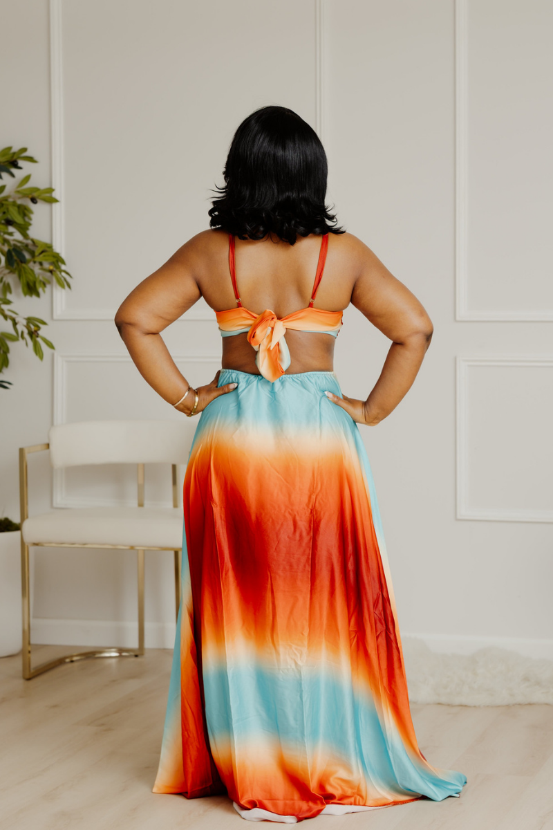 BODY FLAME MAXI DRESS